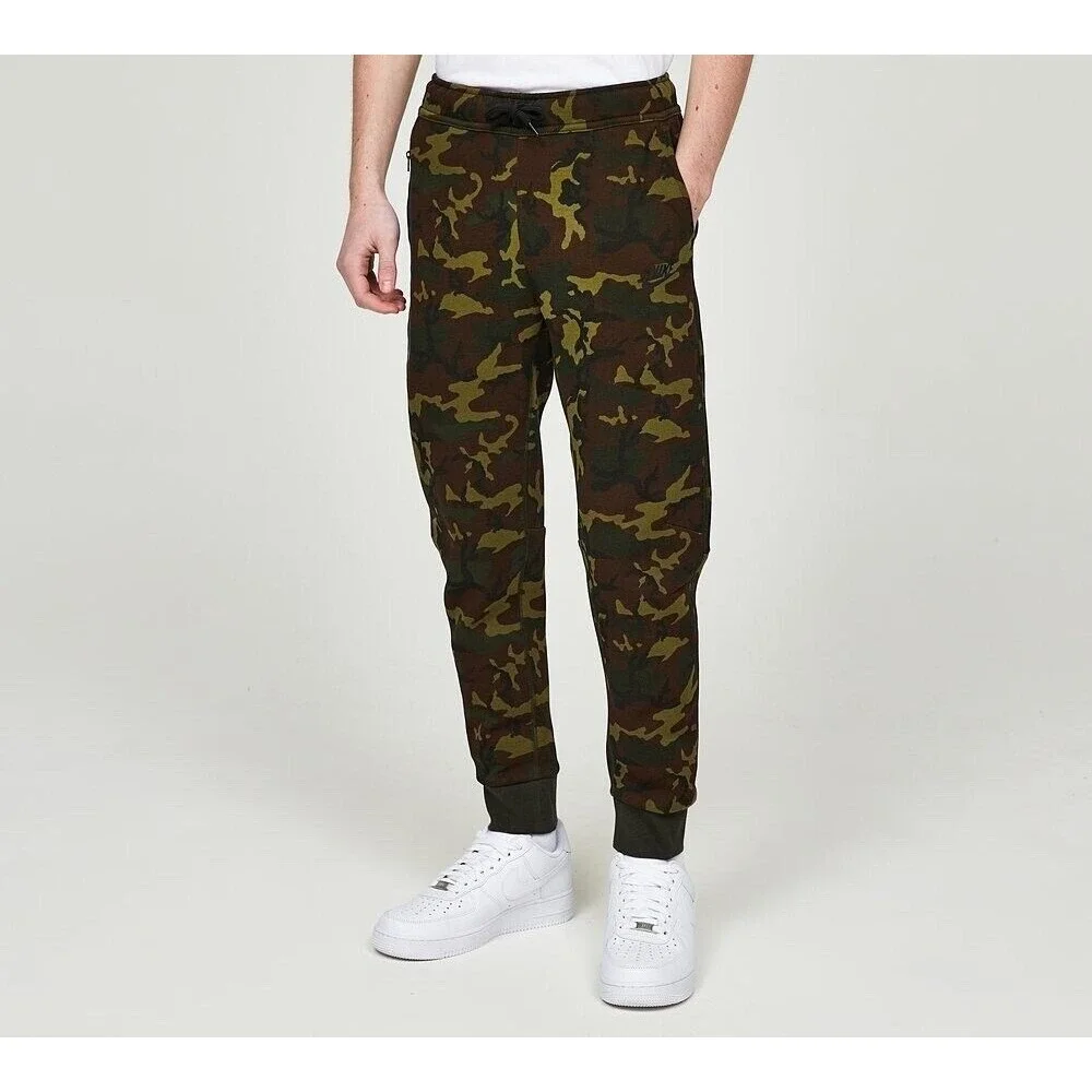 Nike Tech Fleece Sz Small (Boys') Camo Full-Zip Tracksuit FN9120 010/FN9118 010